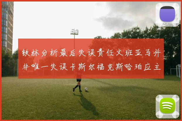 铁林分析最后失误责任文班亚马并非唯一失误卡斯尔福克斯哈珀应主动接球